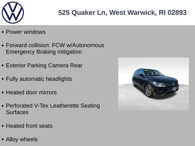 2019 Volkswagen Tiguan 2.0T SE 4Motion