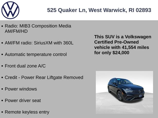 2023 Volkswagen Tiguan 2.0T SE