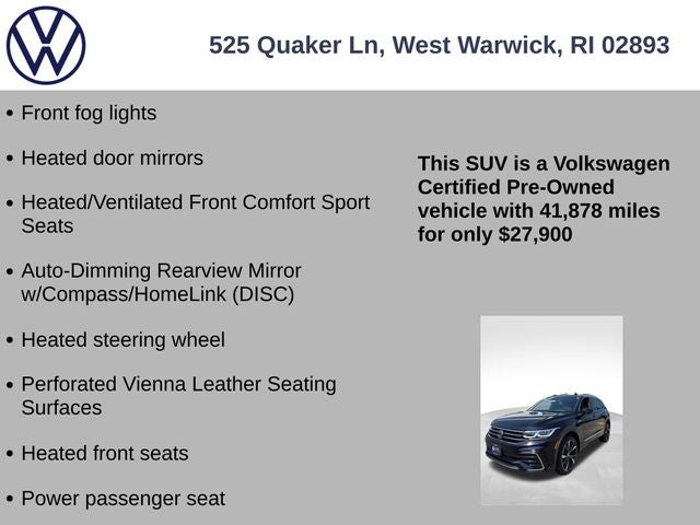 2023 Volkswagen Tiguan 2.0T SEL R-Line