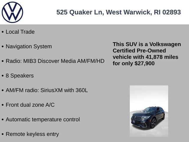 2023 Volkswagen Tiguan 2.0T SEL R-Line