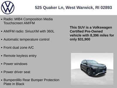 2025 Volkswagen Tiguan 2.0T SE