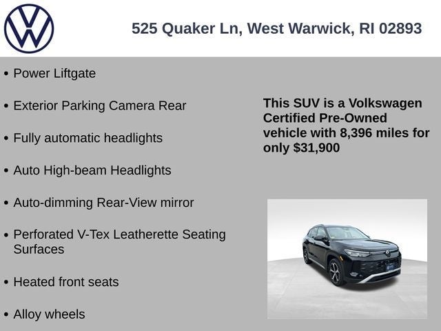 2025 Volkswagen Tiguan 2.0T SE