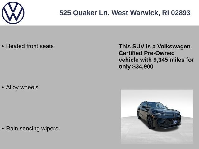 2025 Volkswagen Tiguan 2.0T SE R-Line Black