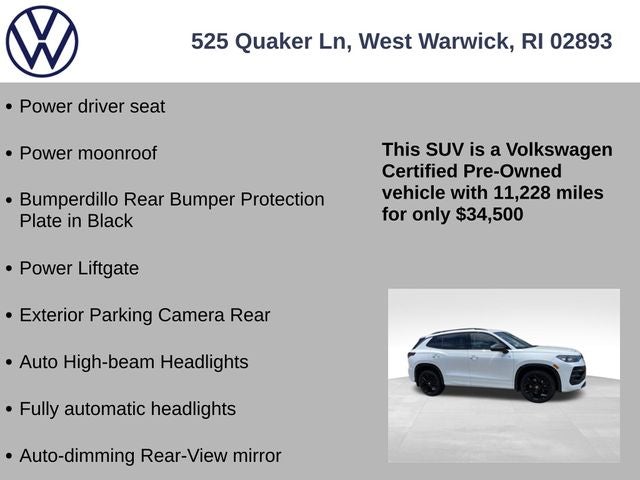 2025 Volkswagen Tiguan 2.0T SE R-Line Black