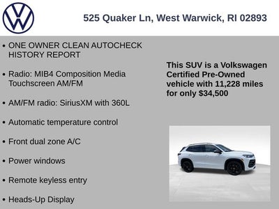 2025 Volkswagen Tiguan 2.0T SE R-Line Black