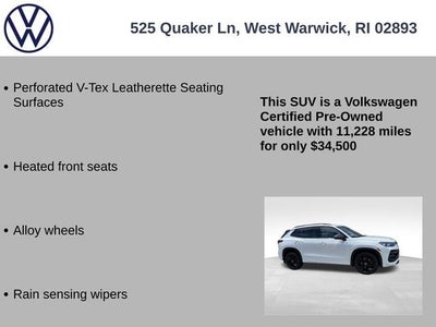 2025 Volkswagen Tiguan 2.0T SE R-Line Black