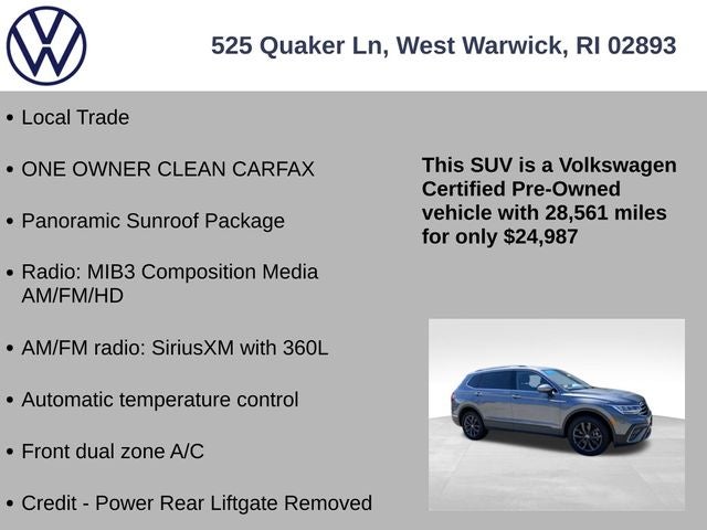 2023 Volkswagen Tiguan 2.0T SE
