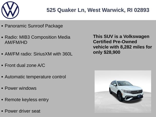 2024 Volkswagen Tiguan 2.0T SE