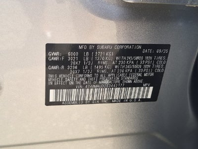 2025 Subaru Ascent Touring