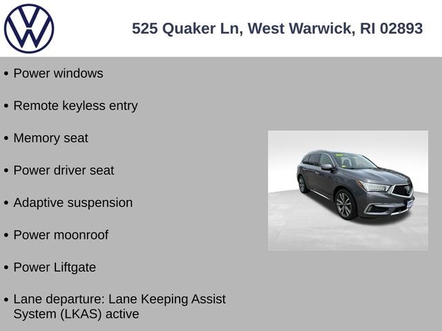 2019 Acura MDX 3.5L Advance Package SH-AWD