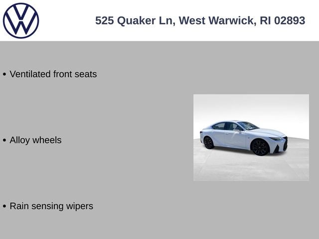 2021 Lexus IS 350 F SPORT