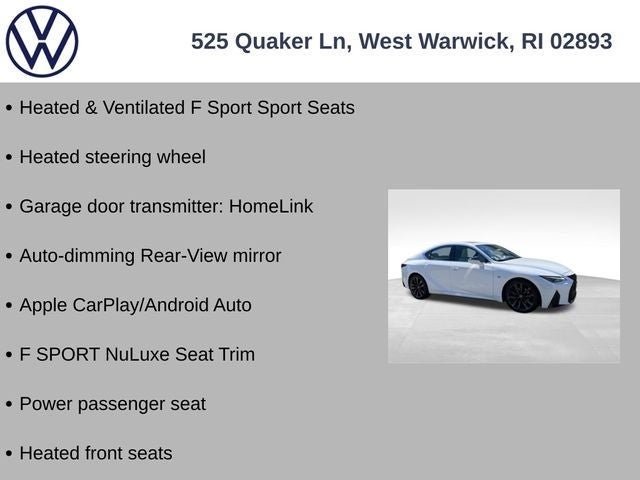 2021 Lexus IS 350 F SPORT
