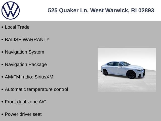2021 Lexus IS 350 F SPORT