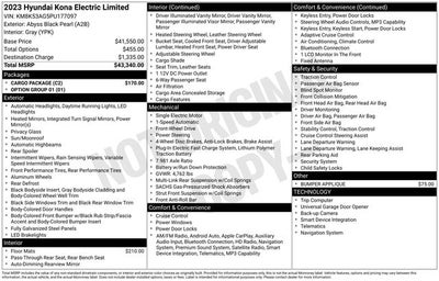 2023 Hyundai Kona Electric Limited