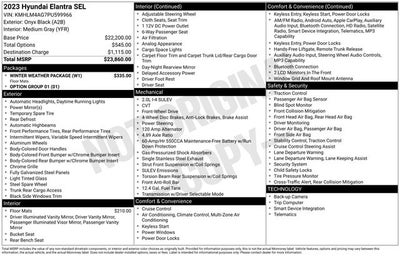 2023 Hyundai Elantra SEL