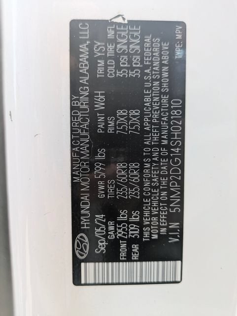 2025 Hyundai Santa Fe Hybrid SEL