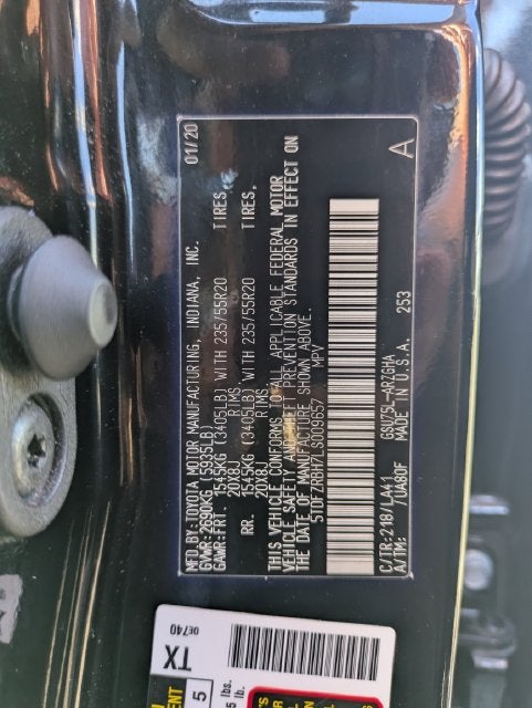 2020 Toyota Highlander Platinum