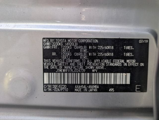 2019 Toyota RAV4 XSE
