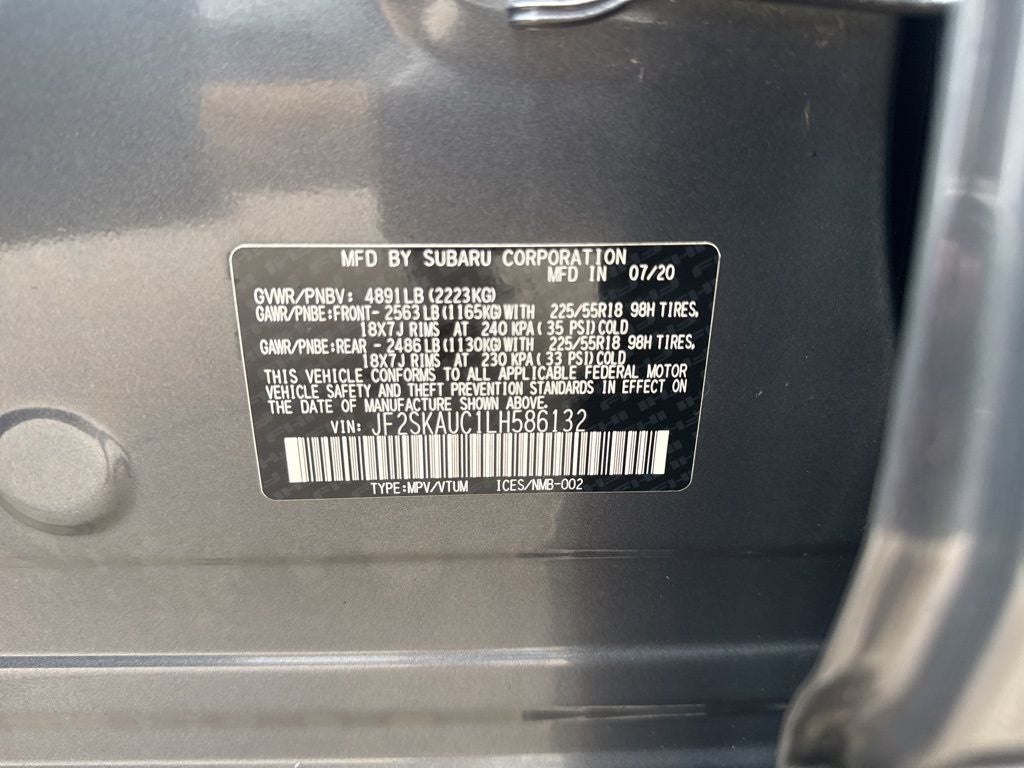 2020 Subaru Forester Limited Limited