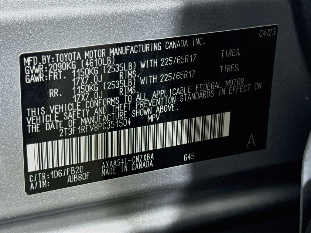 2023 Toyota RAV4 LE