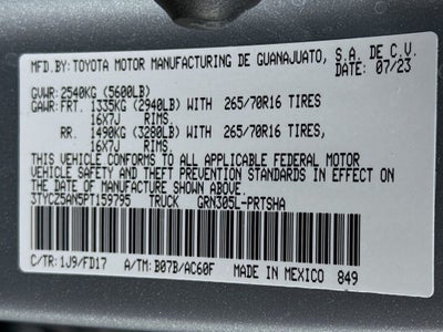 2023 Toyota Tacoma TRD Off-Road V6