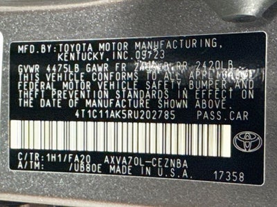 2024 Toyota Camry LE