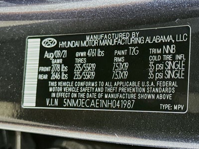 2022 Hyundai Tucson Limited