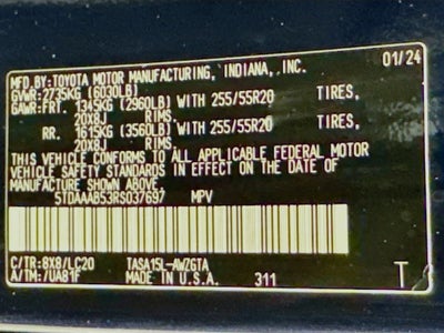 2024 Toyota Grand Highlander Limited
