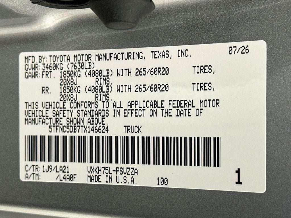 2026 Toyota Tundra Hybrid Platinum