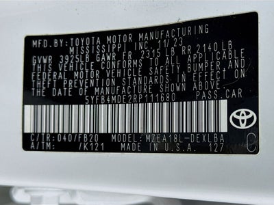 2024 Toyota Corolla LE