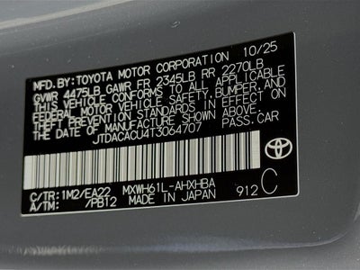 2026 Toyota Prius Plug-In Hybrid XSE Premium