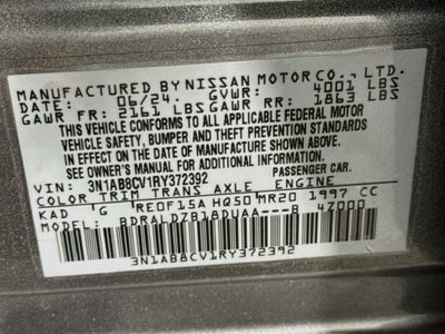 2024 Nissan Sentra SV