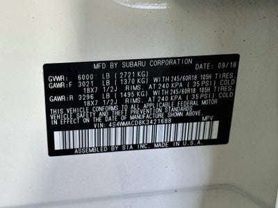 2019 Subaru Ascent Premium