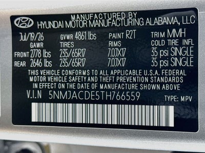 2026 Hyundai Tucson SE