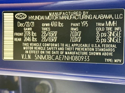 2022 Hyundai Tucson SEL
