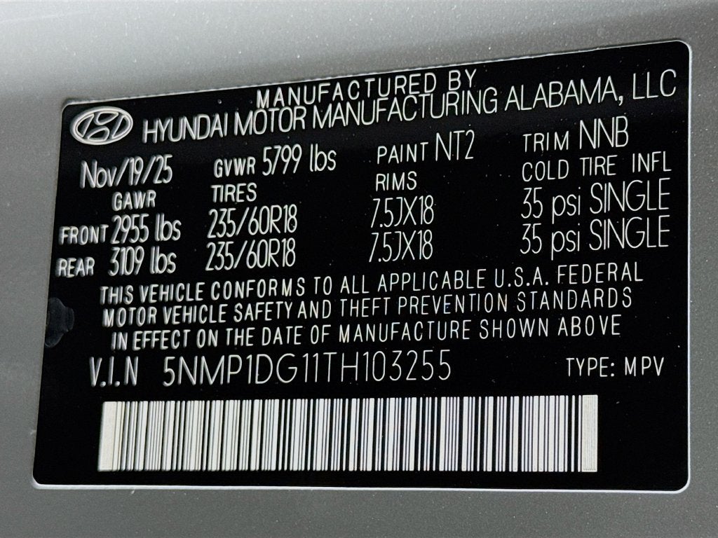 2026 Hyundai Santa Fe Hybrid SE