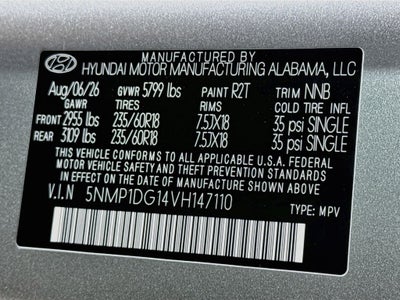 2027 Hyundai Santa Fe Hybrid SE