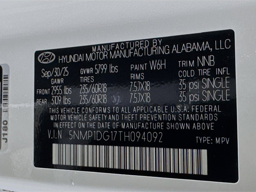 2026 Hyundai Santa Fe Hybrid SE
