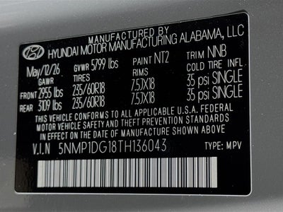 2026 Hyundai Santa Fe Hybrid SE