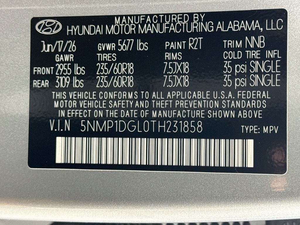 2026 Hyundai Santa Fe SE