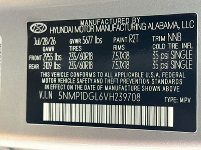 2027 Hyundai Santa Fe SE