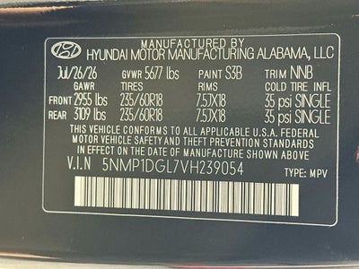 2027 Hyundai Santa Fe SE