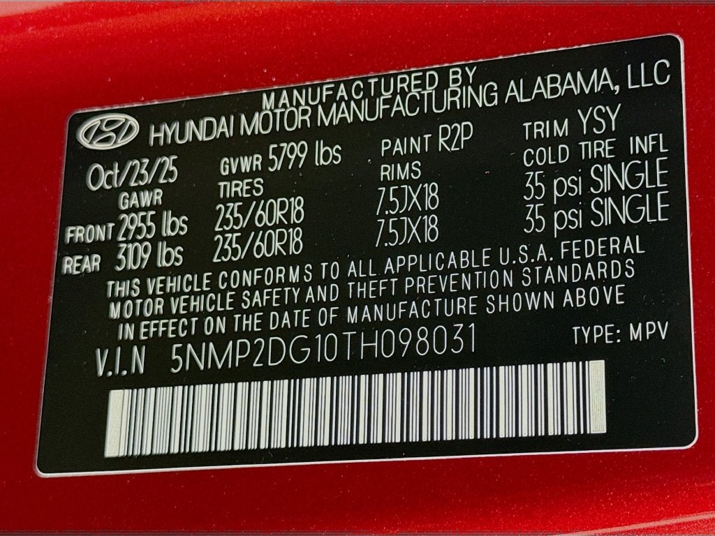 2026 Hyundai Santa Fe Hybrid SEL
