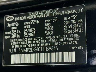 2026 Hyundai Santa Fe Hybrid SEL