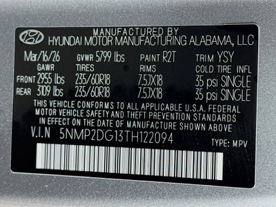 2026 Hyundai Santa Fe Hybrid SEL
