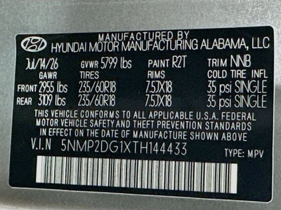 2026 Hyundai Santa Fe Hybrid SEL