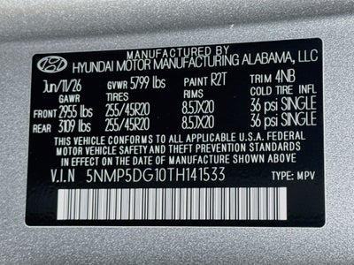 2026 Hyundai Santa Fe Hybrid Calligraphy
