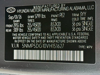2027 Hyundai Santa Fe Hybrid Calligraphy