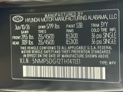 2026 Hyundai Santa Fe Hybrid Calligraphy