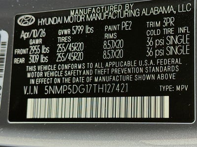 2026 Hyundai Santa Fe Hybrid Calligraphy